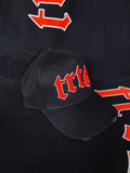 TRTD Gothic Distressed Cap (Black/Red)